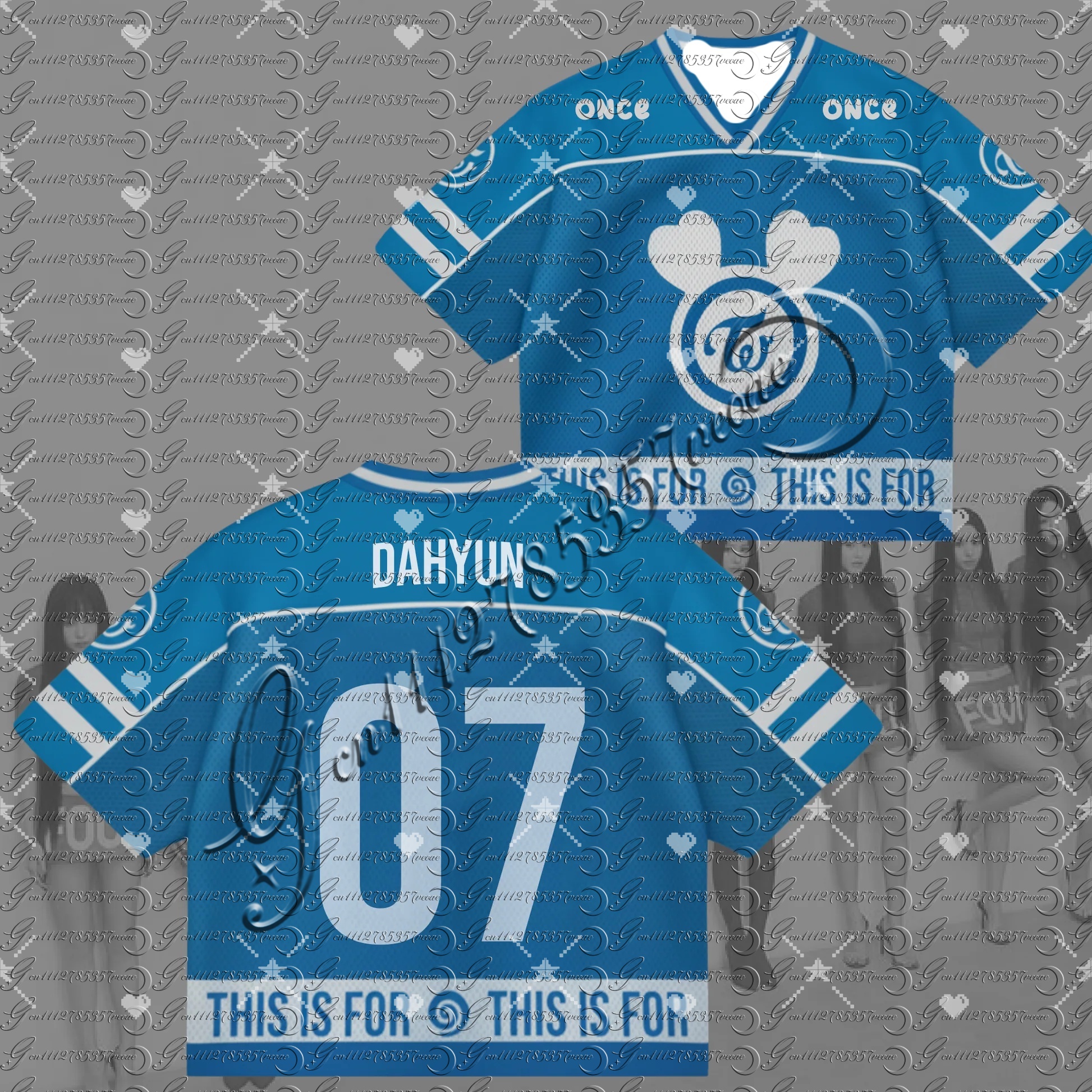 Street Fashion Kpop - 2026 new Custom TWICE Blue Jersey