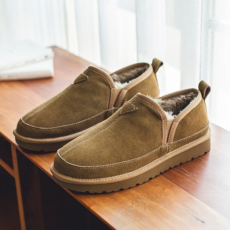 Street Fashion Winter - Winter Women Men Genuine Cow Leather