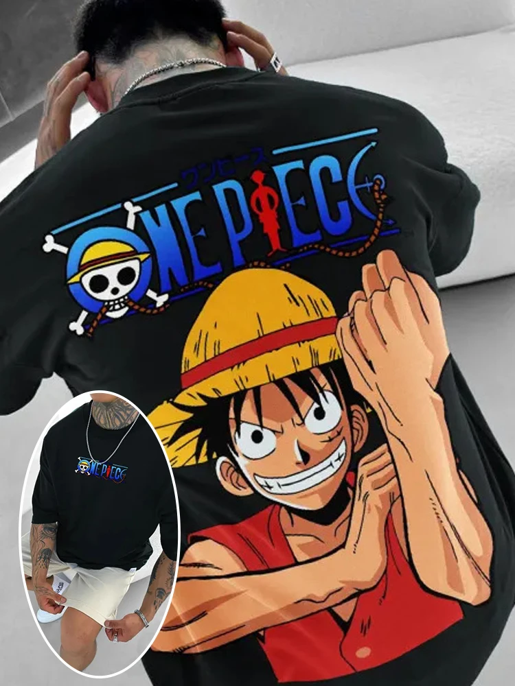 ONE PIECE Luffy Zoro 2025 Summ - Street Fashion Trends 2025 avaliação e preço