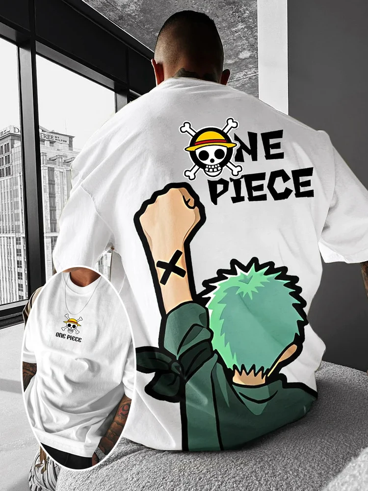 ONE PIECE Luffy Zoro 2025 Summ - Street Fashion Trends 2025 avaliação e preço