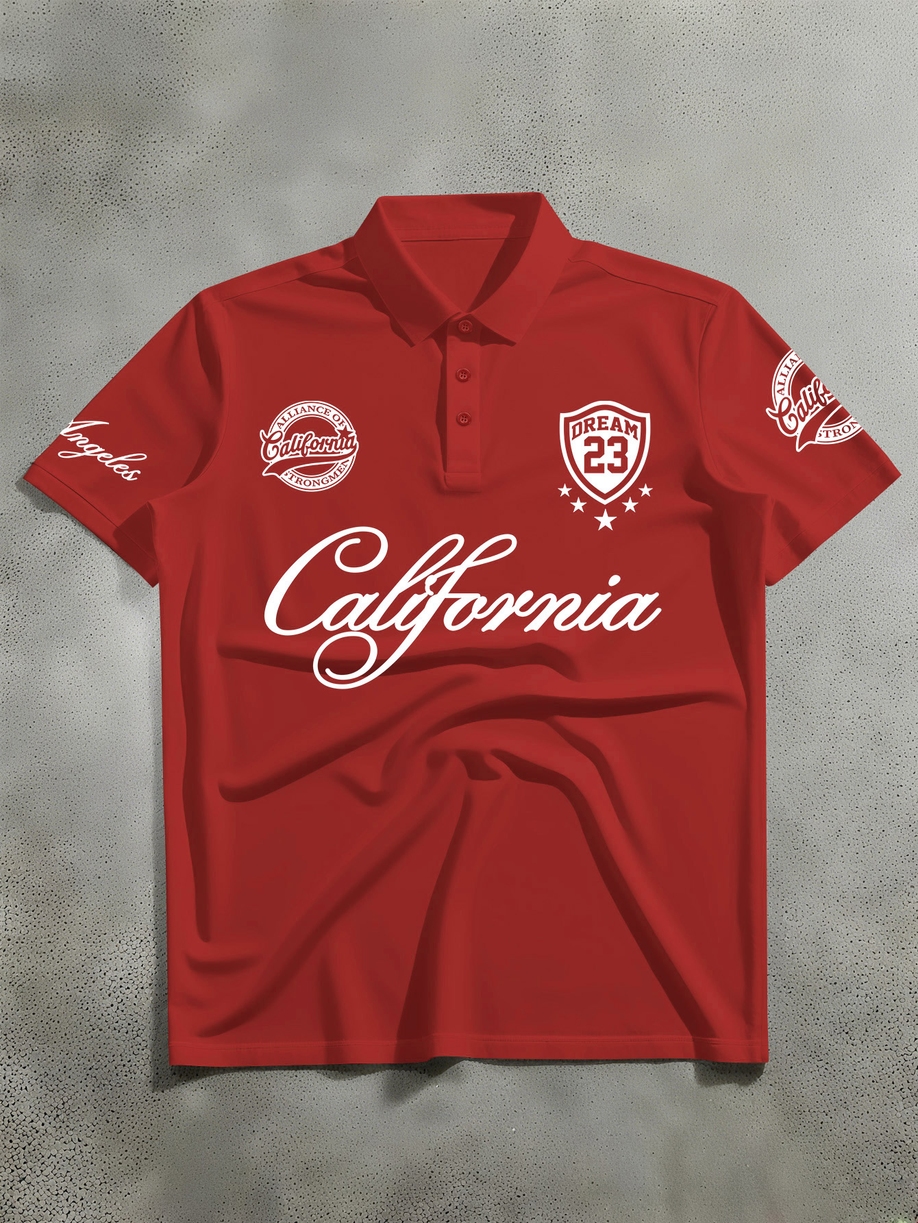 Men's Fashion Printed Polo Shi - Street Fashion California avaliação e preço