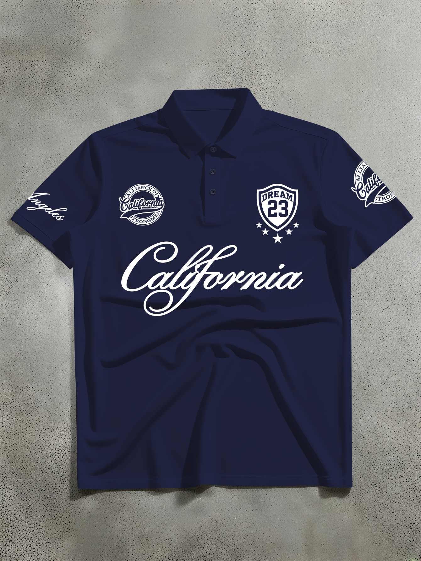 Men's Fashion Printed Polo Shi - Street Fashion California avaliação e preço