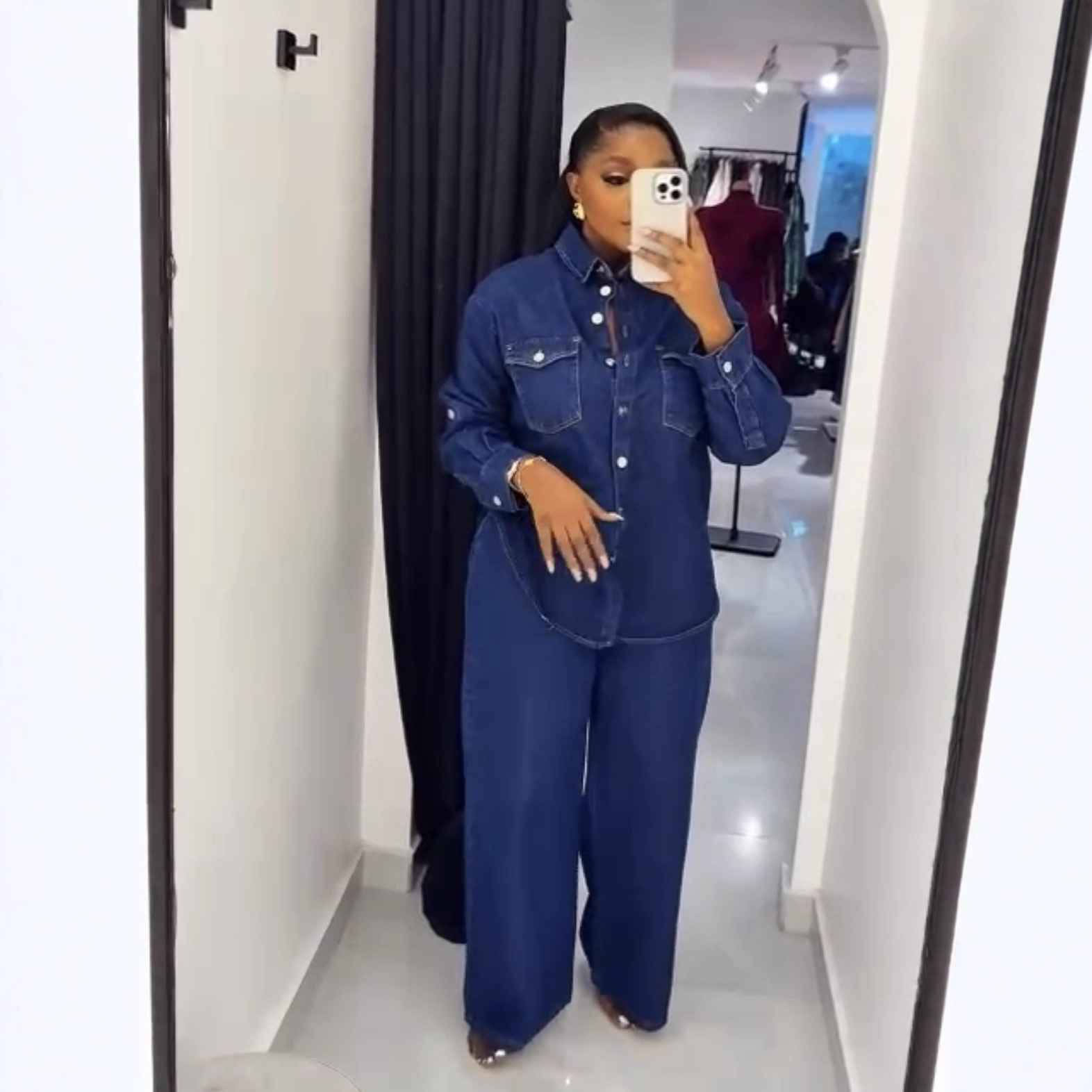 Jeans 2 Piece Sets Women Denim - Street Fashion Jeans Women avaliação e preço