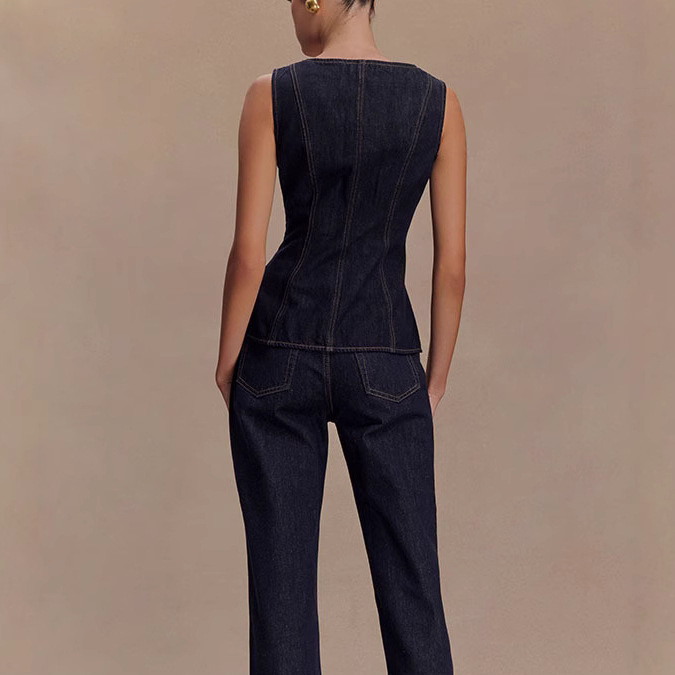 Summer Denim Pant Sets Women 2 - Street Fashion Jeans Women avaliação e preço