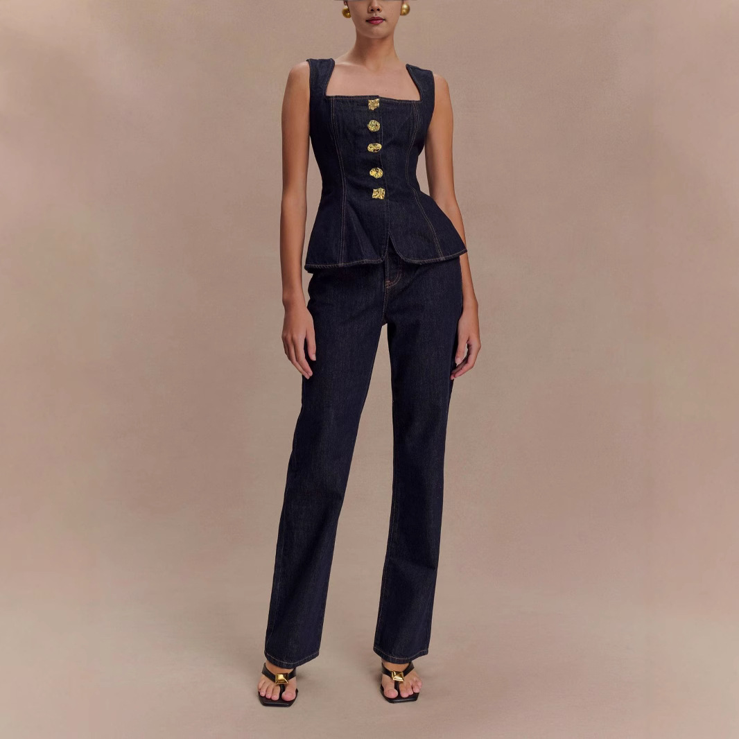 Summer Denim Pant Sets Women 2 - Street Fashion Jeans Women avaliação e preço