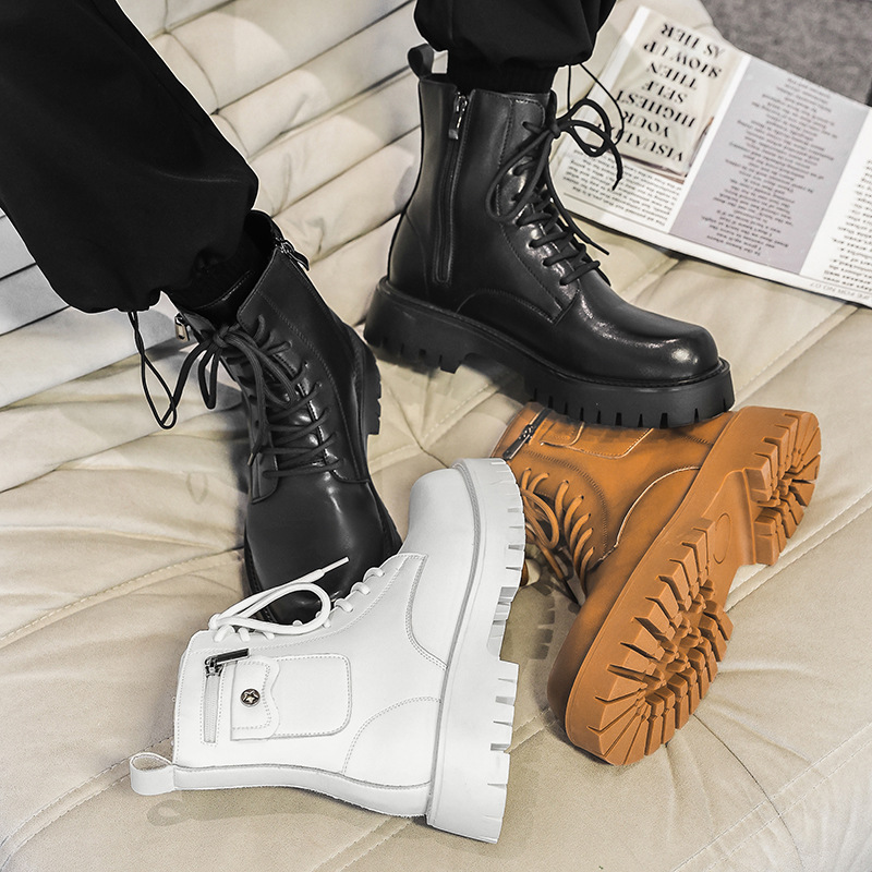 2025 Trend Men Boots Sneakers  - Street Fashion Trends 2025 avaliação e preço