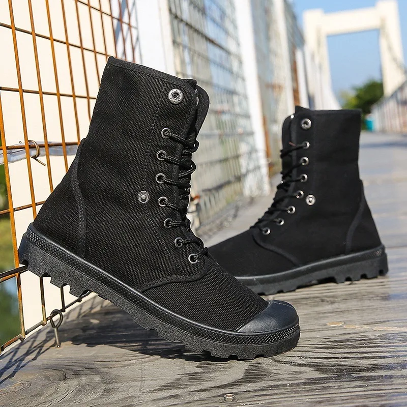 Men's High Top Canvas Boots 20 - Mesh Top Layering avaliação e preço