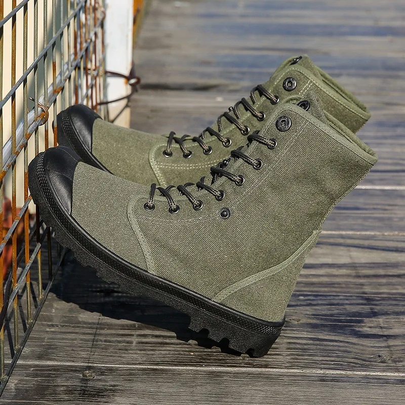 Men's High Top Canvas Boots 20 - Mesh Top Layering avaliação e preço