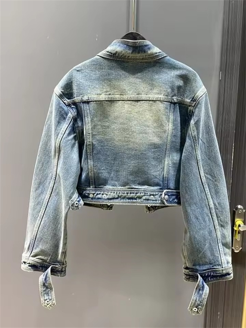 Vintage Short Denim Jacket Wom - Street Fashion Jeans Women avaliação e preço