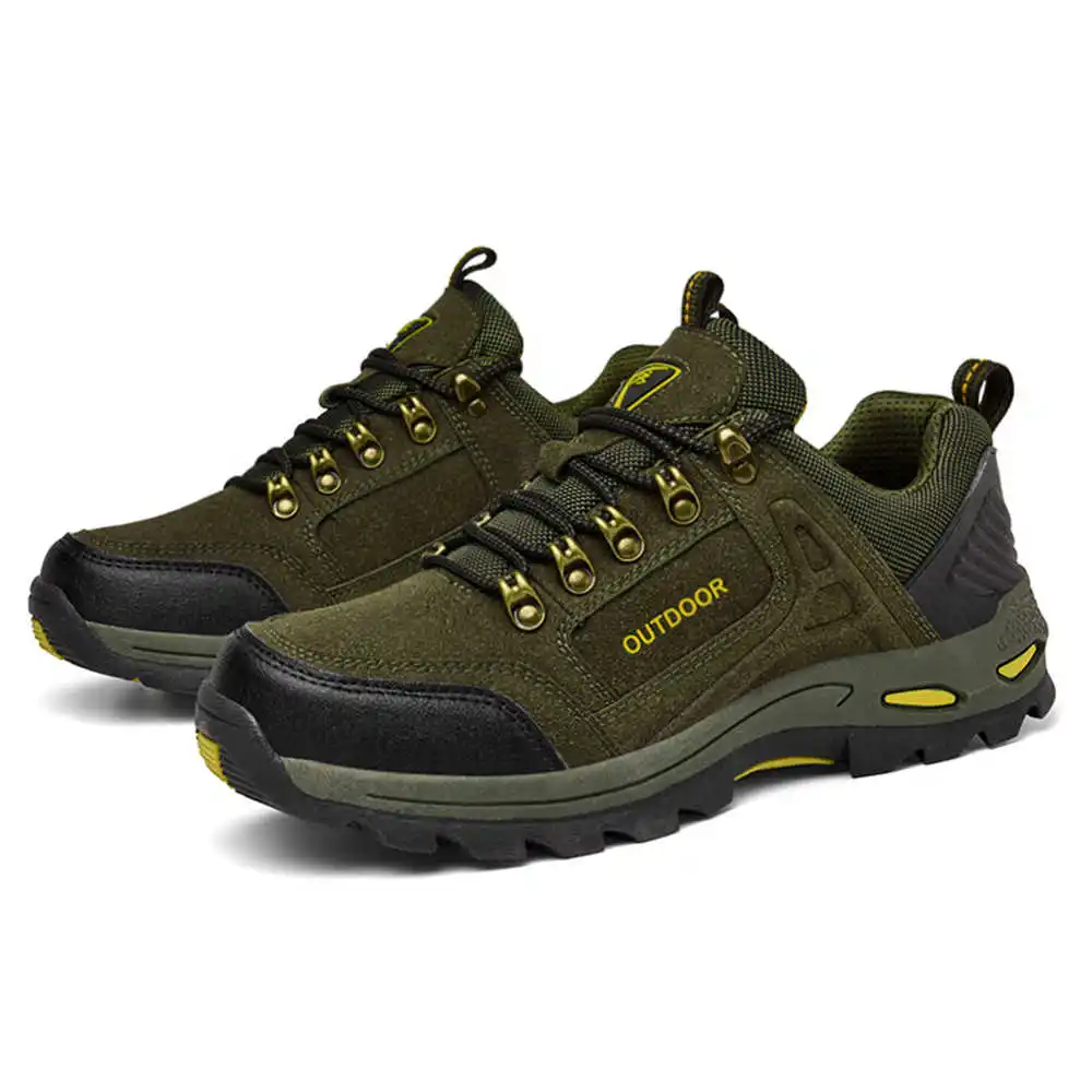 Non-slip Lace Up Hiking Tennis - Street Fashion For Short Guys avaliação e preço