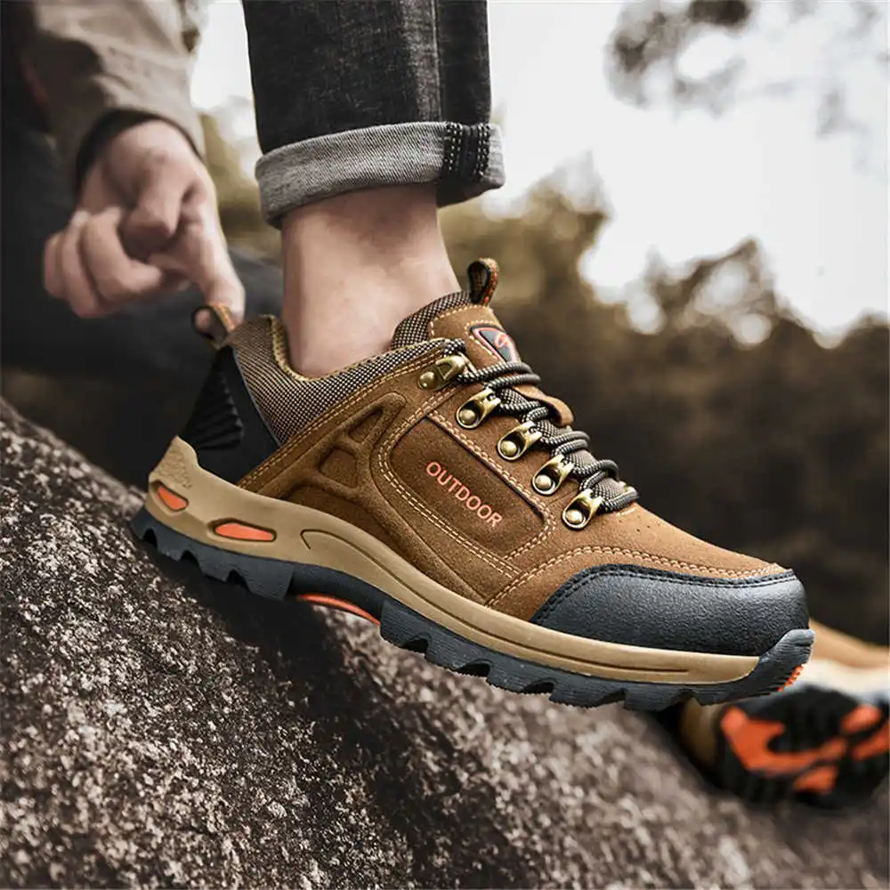 Non-slip Lace Up Hiking Tennis - Street Fashion For Short Guys avaliação e preço