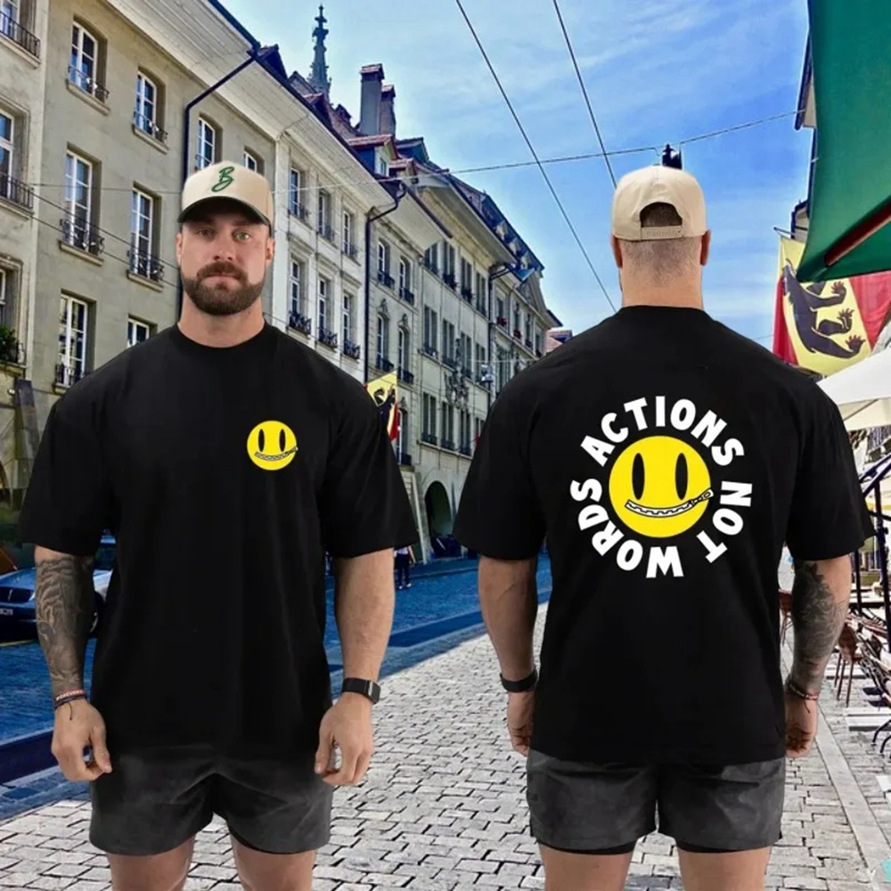 Gym Sports Muscle Men's Cotton - Street Fashion For Short Guys avaliação e preço