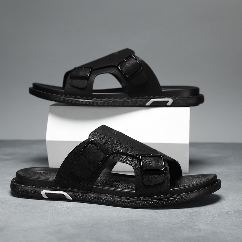 Large Sandals 2025 Summer New  - Street Fashion Men 2025 avaliação e preço