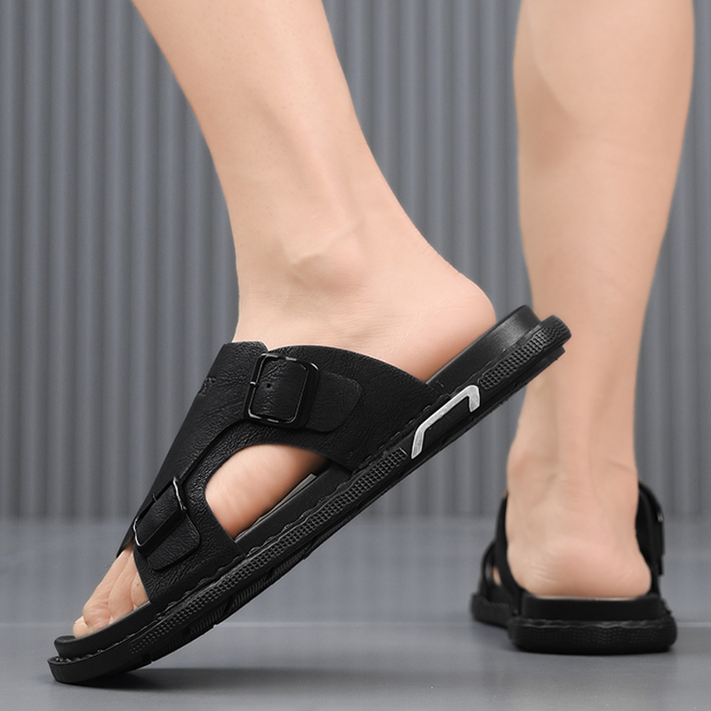 Large Sandals 2025 Summer New  - Street Fashion Men 2025 avaliação e preço
