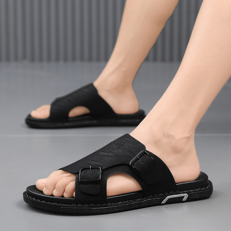 Large Sandals 2025 Summer New  - Street Fashion Men 2025 avaliação e preço