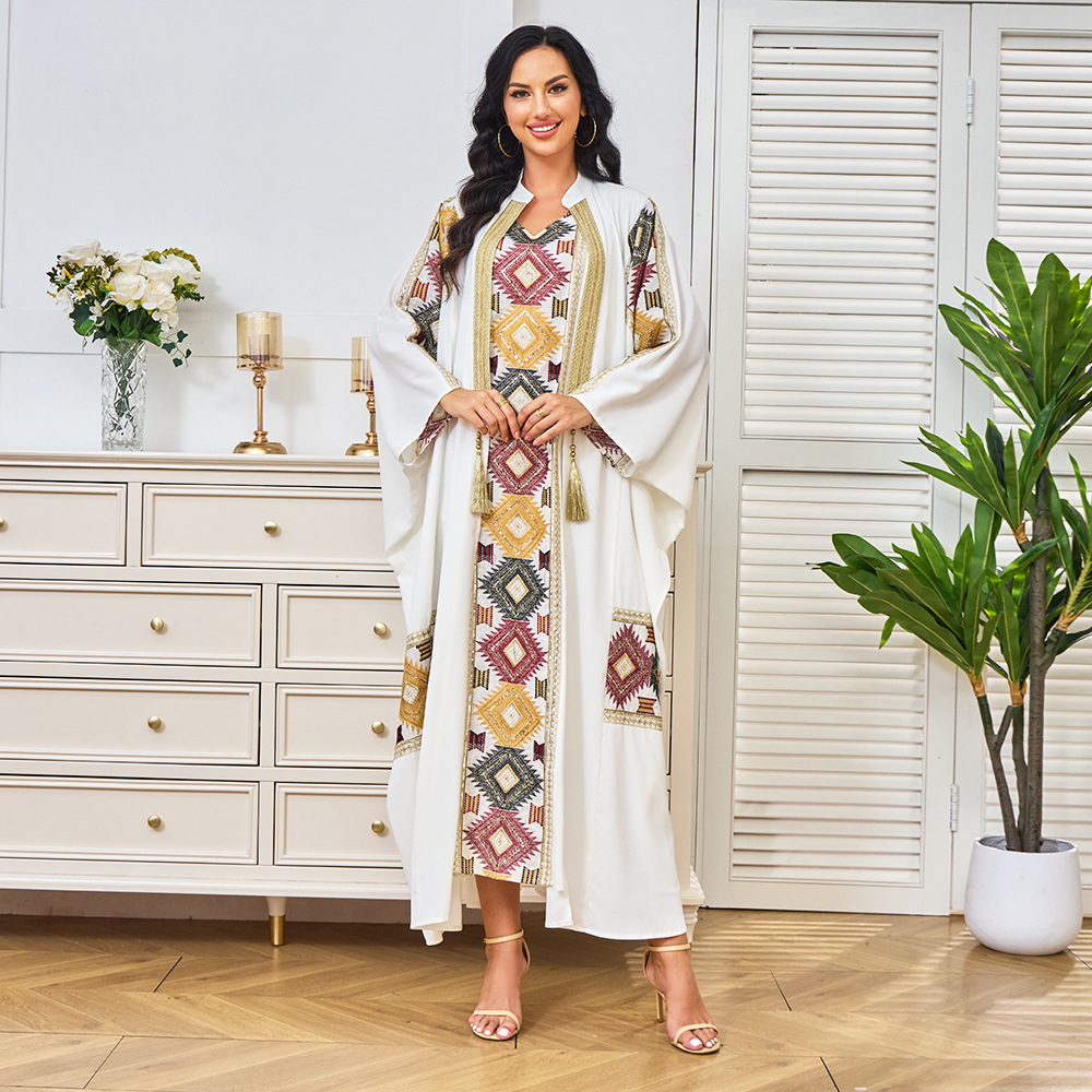 Muslim Robe Dubai Clothing Emb - Street Fashion Dubai avaliação e preço