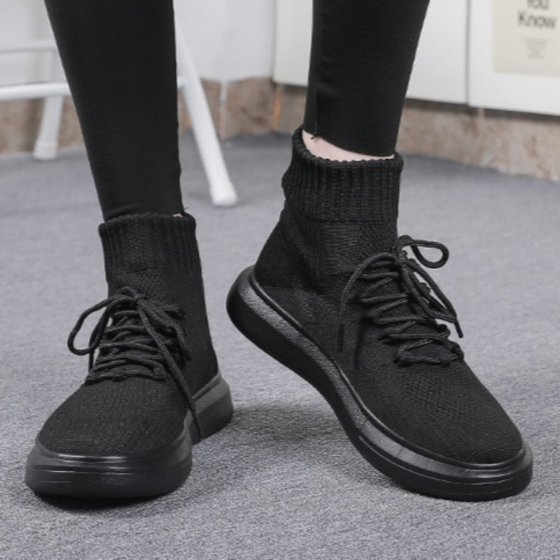 Knitted Mesh Socks Shoes Women - Mesh Top Layering avaliação e preço
