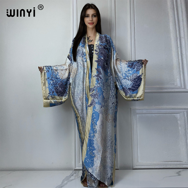 WINYI summer fashion kimono af - Street Fashion Dubai avaliação e preço