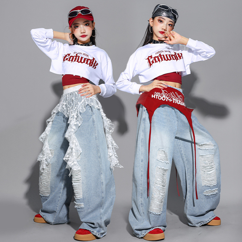 Hip Hop Jazz Street Dance Perf - Street Fashion Kpop avaliação e preço