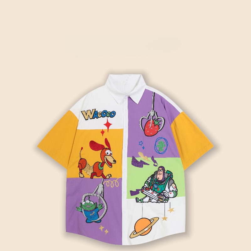 Toy Story Color Blocked Casual - Street Fashion Couple avaliação e preço
