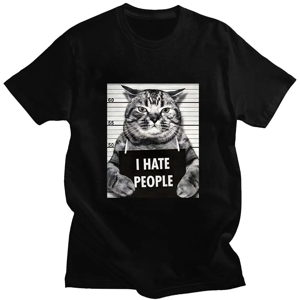 Asian sizeI Meow Print T-shirt - Street Fashion Asian avaliação e preço