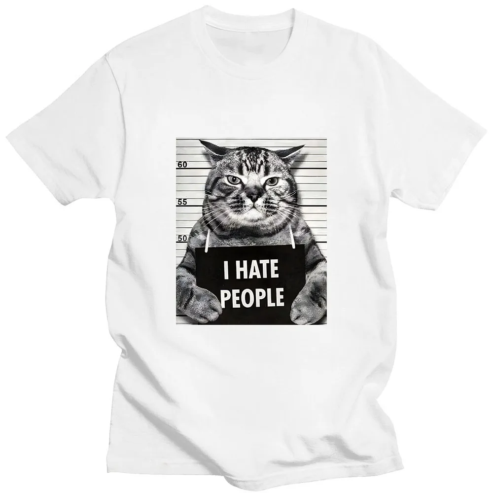 Asian sizeI Meow Print T-shirt - Street Fashion Asian avaliação e preço
