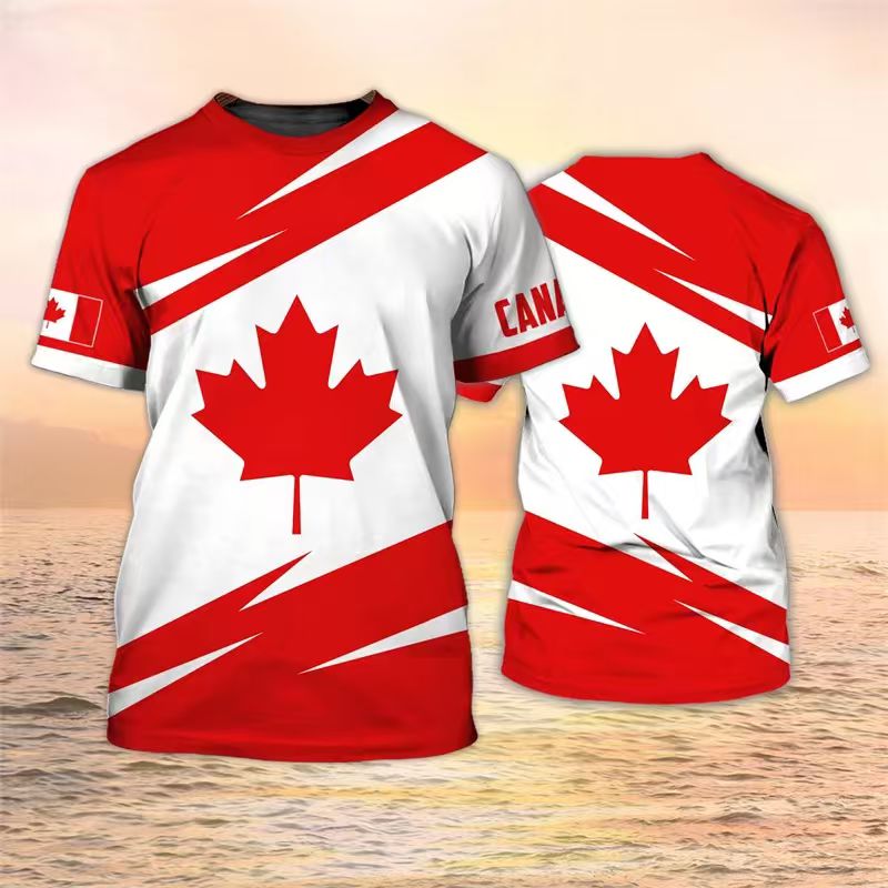 Canada Flag Soldier Camo Skull - Street Fashion For Short Guys avaliação e preço