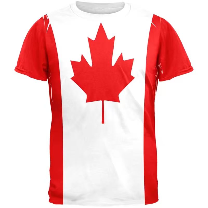 Canada Flag Soldier Camo Skull - Street Fashion For Short Guys avaliação e preço