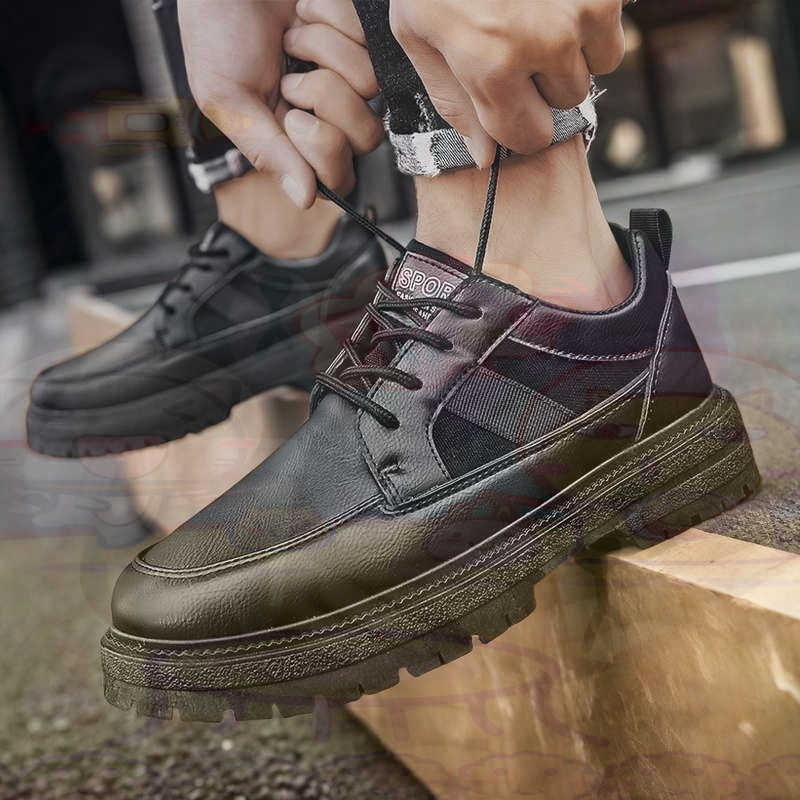 Dark Natural Leather Fashion T - Street Fashion For Short Guys avaliação e preço