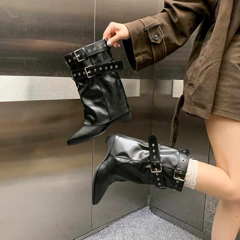 2025 Pointed Toe Women's Winte - Street Fashion Trends 2025 avaliação e preço