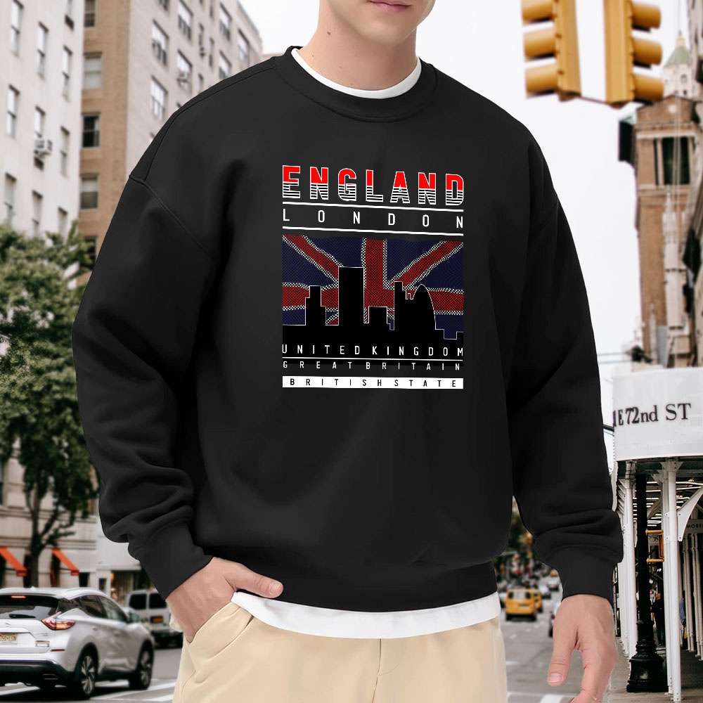 Men's Black Crew Neck Pullover - Street Fashion In London avaliação e preço