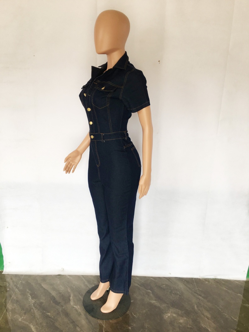 Streetwear Denim Jumpsuit Autu - Street Fashion Jeans Women avaliação e preço