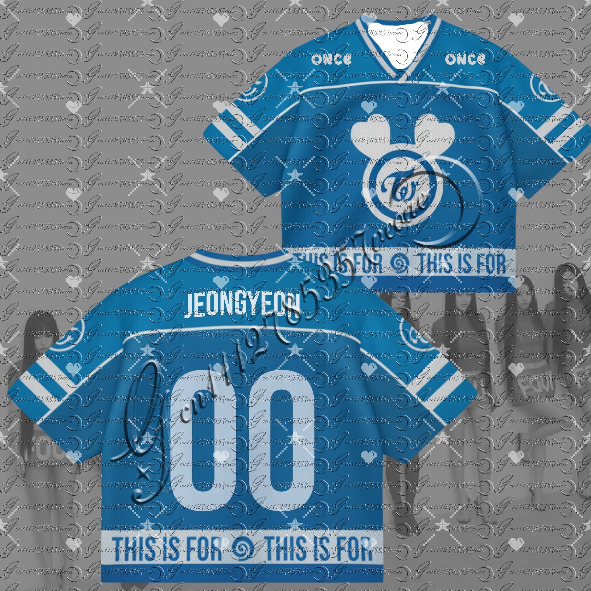 2026 new Custom TWICE Blue Jer - Street Fashion Kpop avaliação e preço