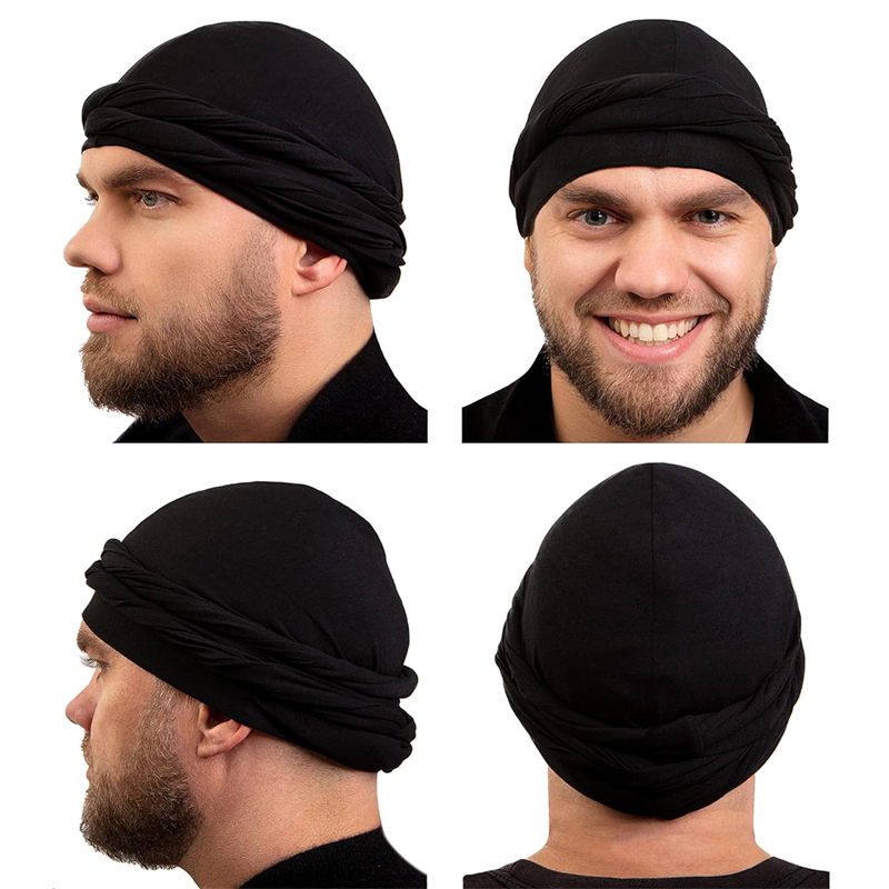 New Elastic Men's Turban Hat W - Street Fashion Hats avaliação e preço