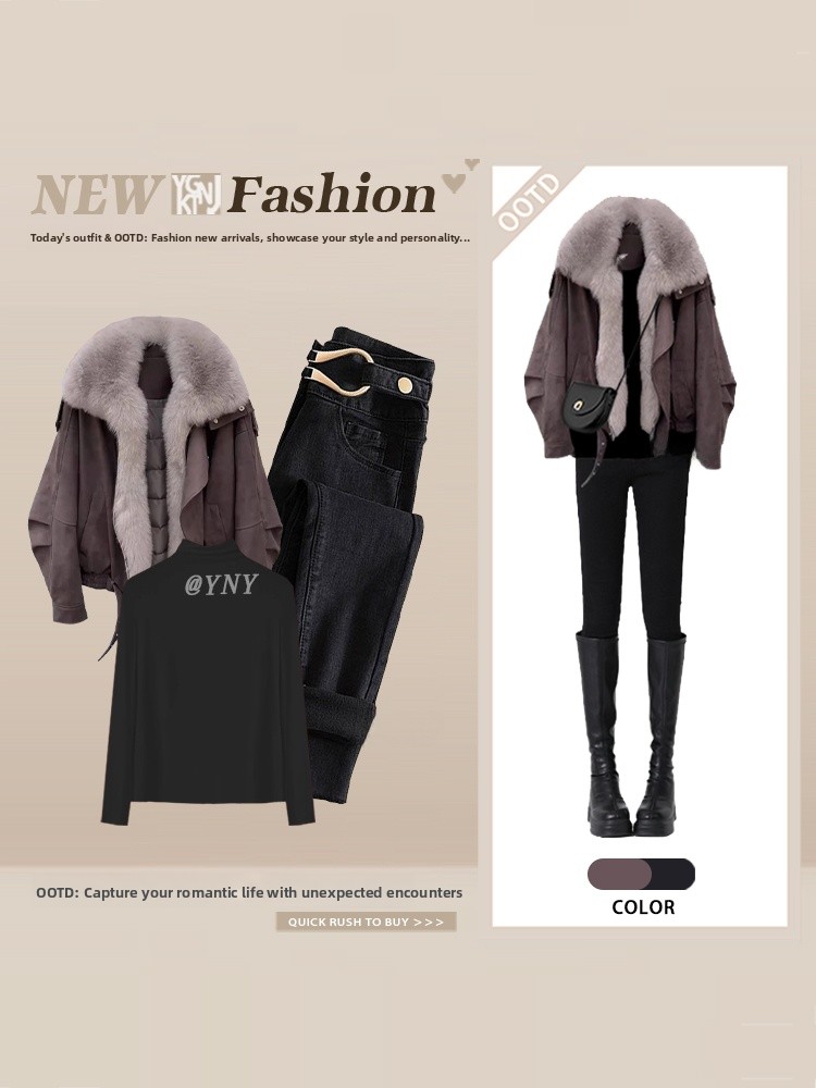 Sweet Cool Street Brown Sweate - Street Fashion Jeans Women avaliação e preço