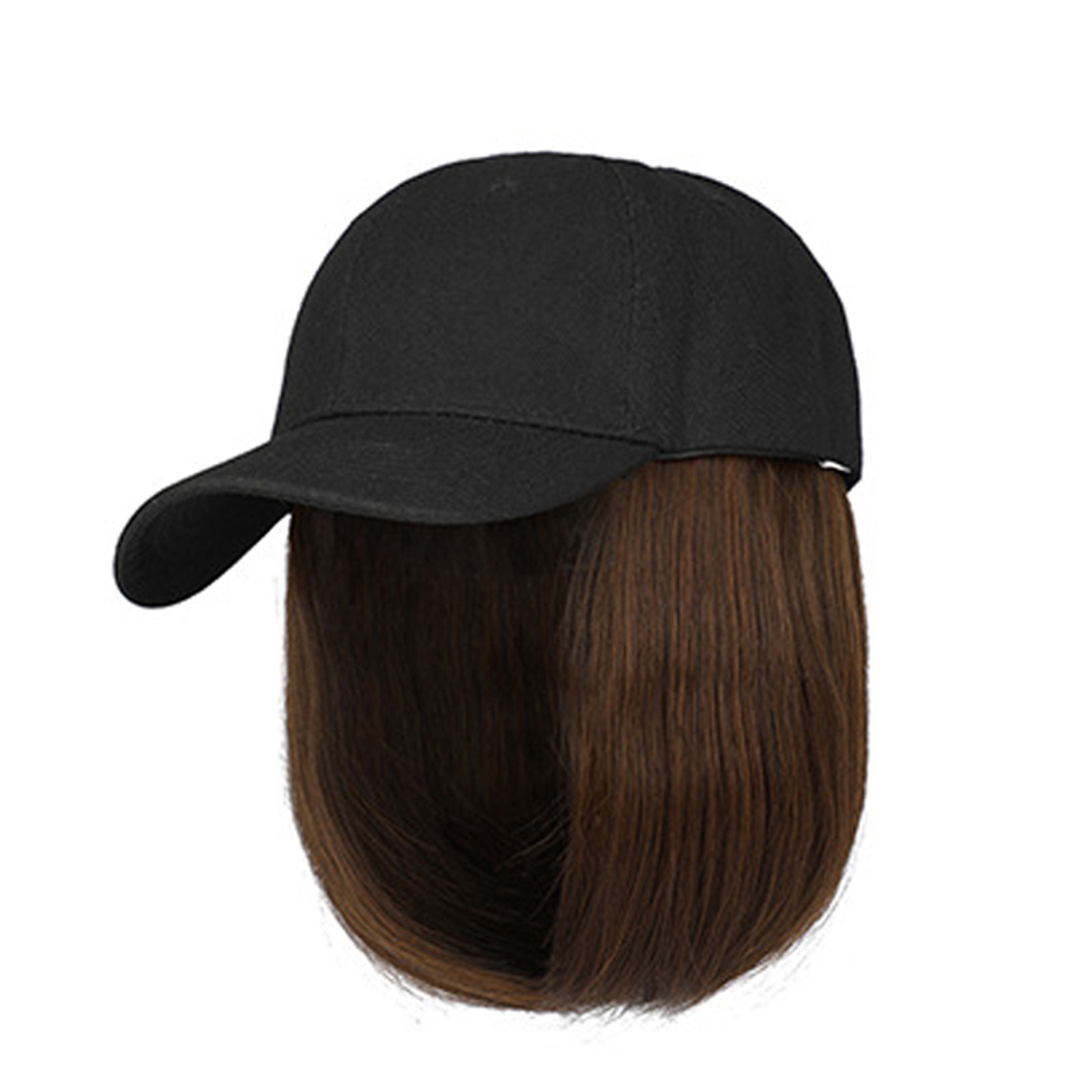 Short Straight synthetic Wigs  - Street Fashion Hats avaliação e preço