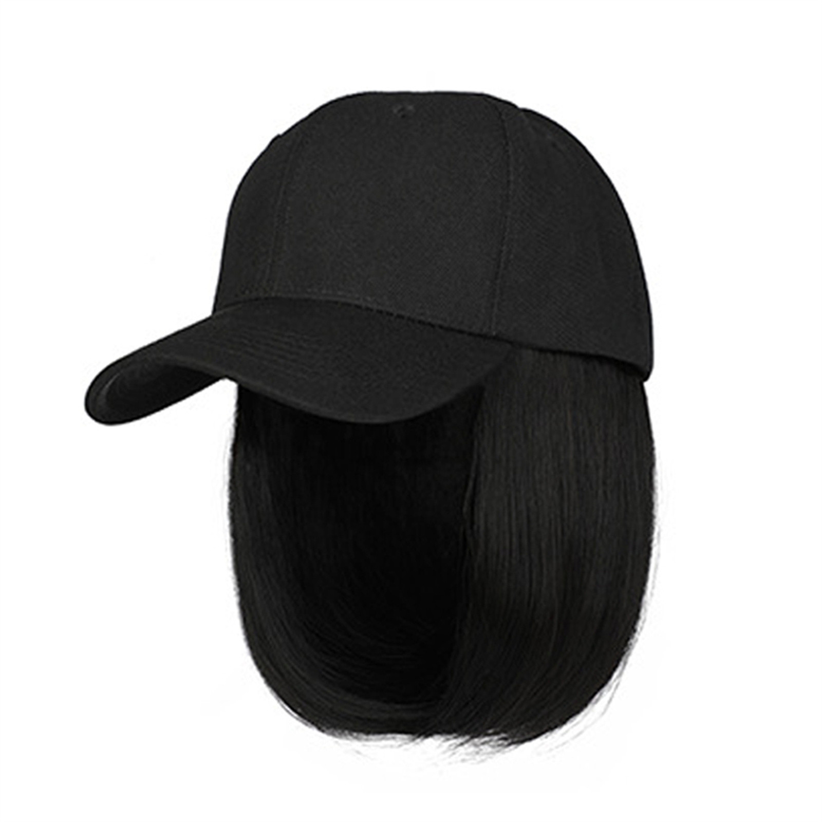 Short Straight synthetic Wigs  - Street Fashion Hats avaliação e preço