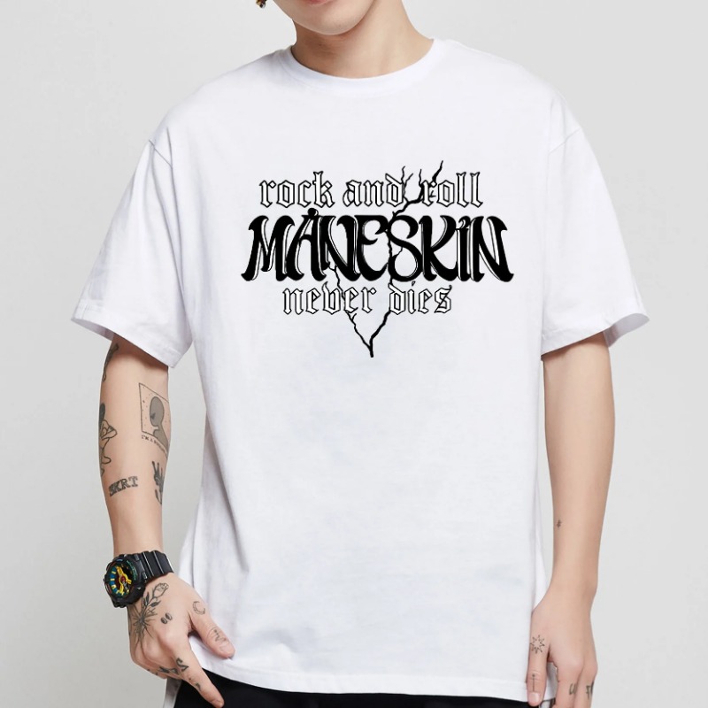 Oversized T Shirt Graphic Mane - Street Fashion Asian avaliação e preço