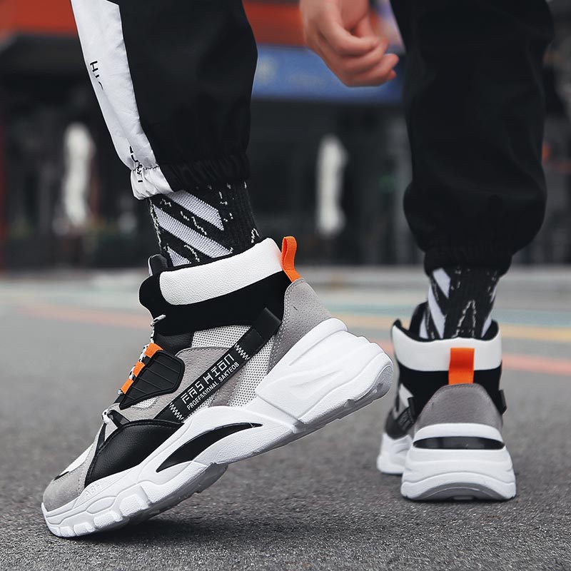 Hightop Summer Men's Sport Sho - Street Fashion For Short Guys avaliação e preço