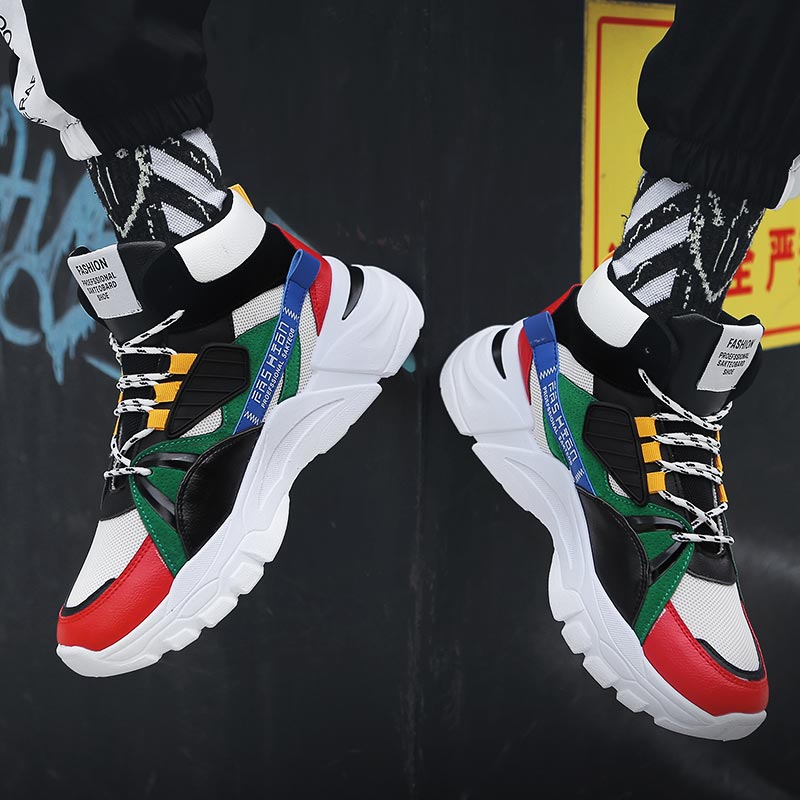 Hightop Summer Men's Sport Sho - Street Fashion For Short Guys avaliação e preço