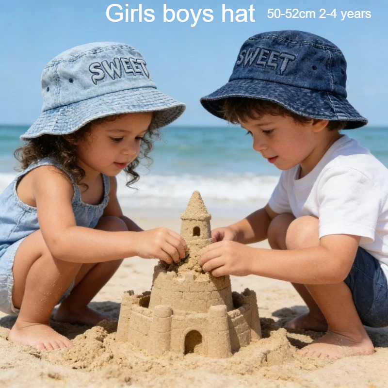 Japanese Retro Kids Bucket Hat - Street Fashion Hats avaliação e preço