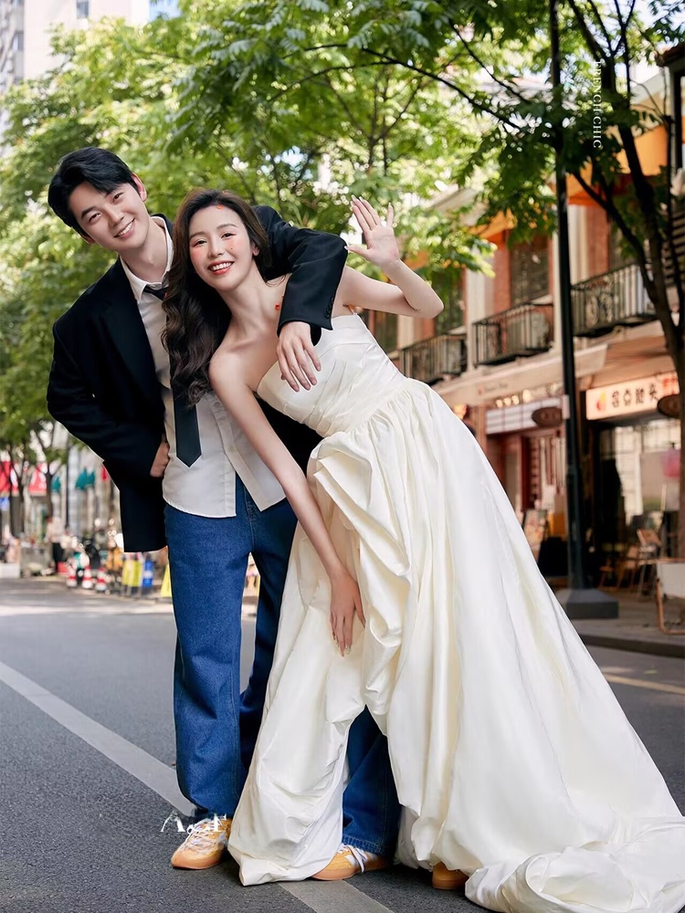 Fashionable Korean Style Denim - Street Fashion Couple avaliação e preço
