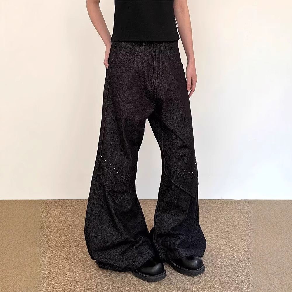 2025 Summer New Men's Straight - Street Fashion Trends 2025 avaliação e preço