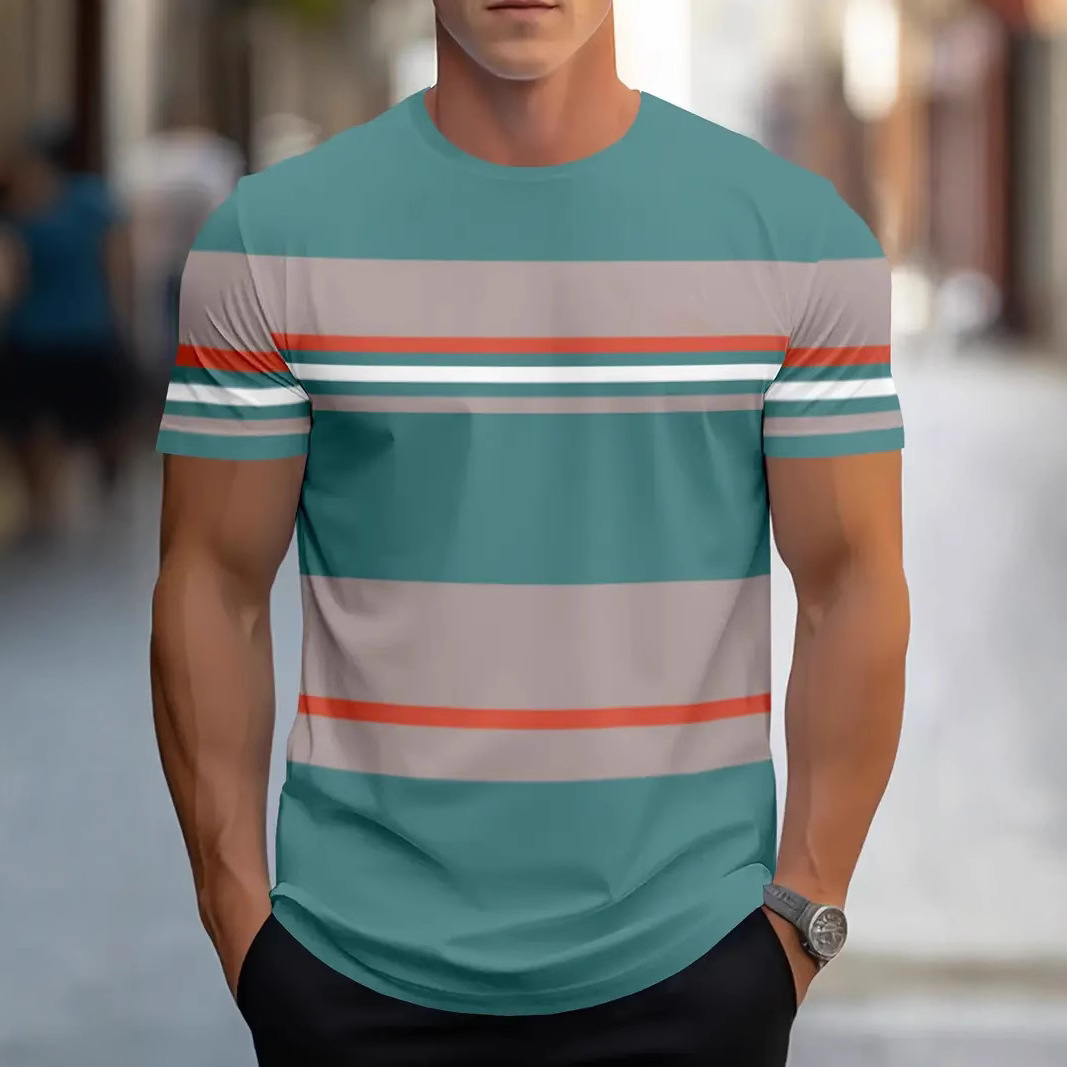 Fun Guy 3D Printed T-Shirt  Tr - Street Fashion For Short Guys avaliação e preço