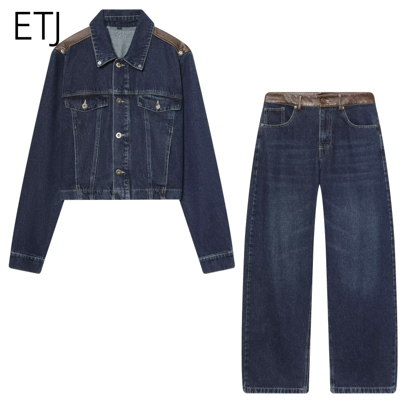 ETJ Women's Denim Jacket & Jea - Street Fashion Jeans Women avaliação e preço