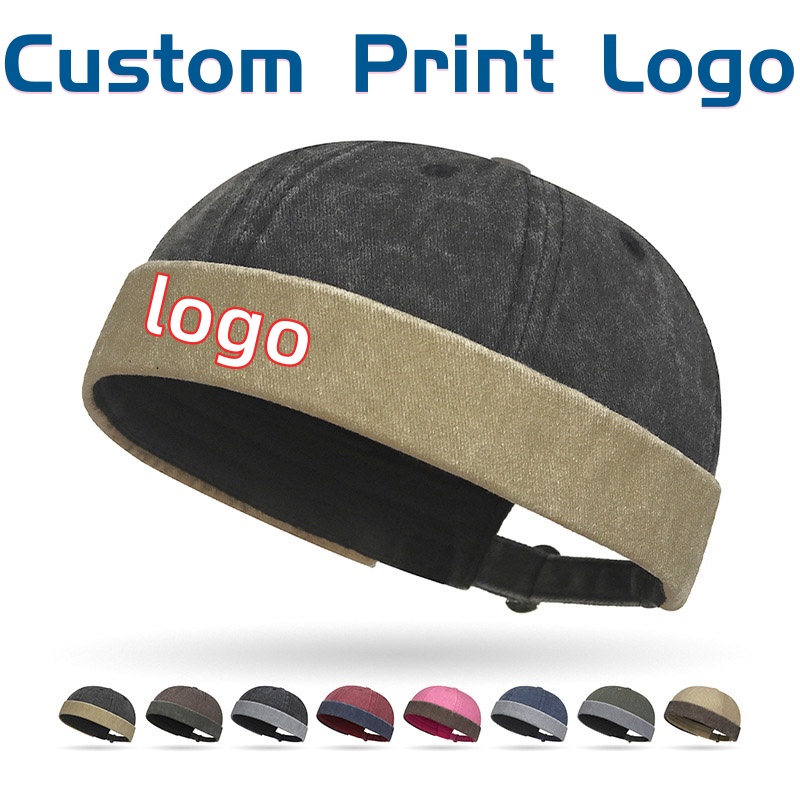 Customized Printed Logo Washed - Street Fashion Hats avaliação e preço