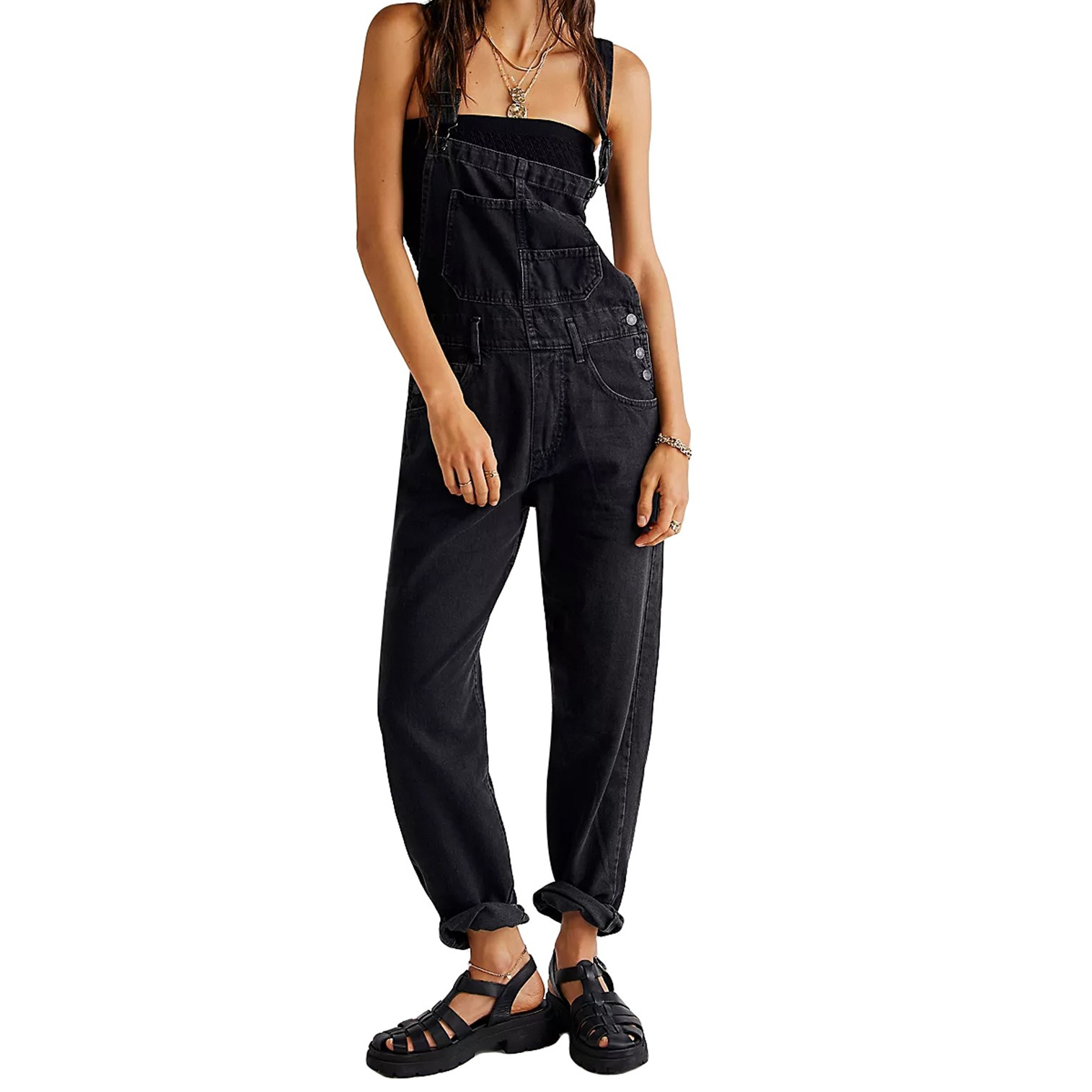Blue Denim Overalls Jumpsuit R - Street Fashion Jeans Women avaliação e preço