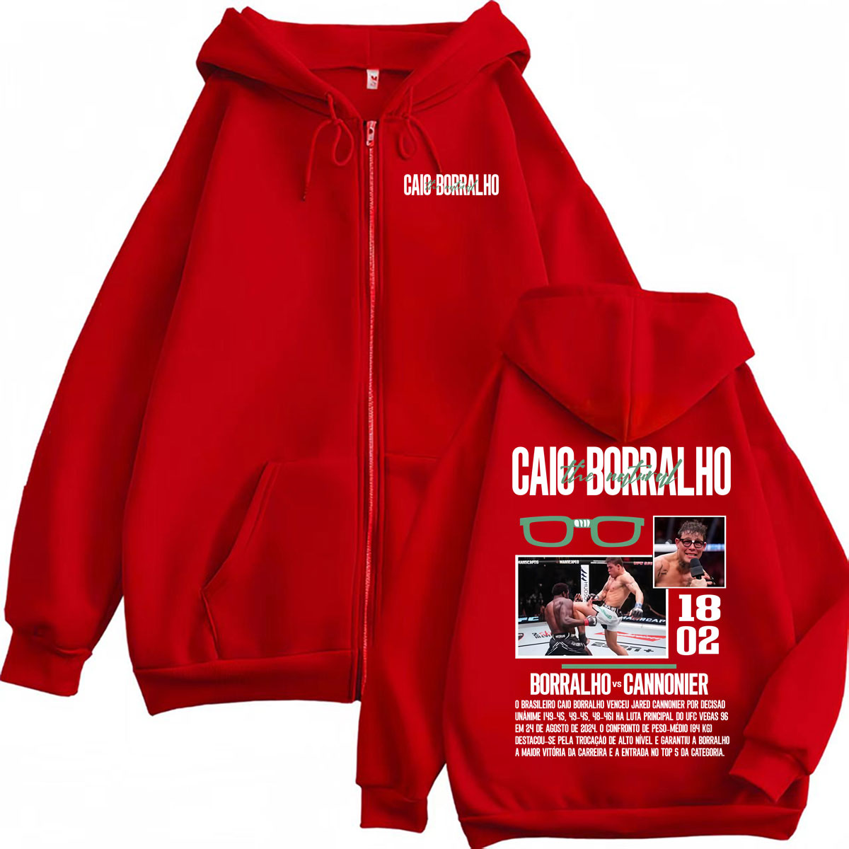 Caio Borralho VS Cannonier Zip - Street Fashion Vs High Fashion avaliação e preço