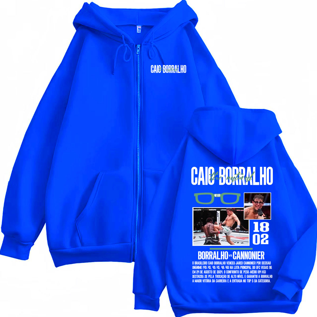 Caio Borralho VS Cannonier Zip - Street Fashion Vs High Fashion avaliação e preço