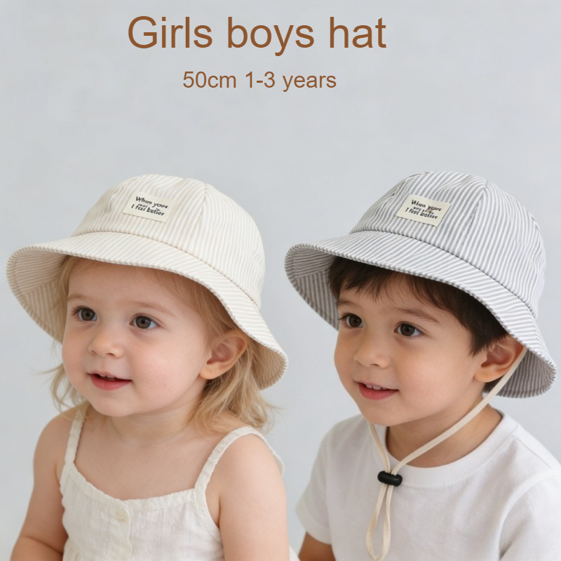 Baby Kids Cute Sun Hat 50cm 1- - Street Fashion Hats avaliação e preço